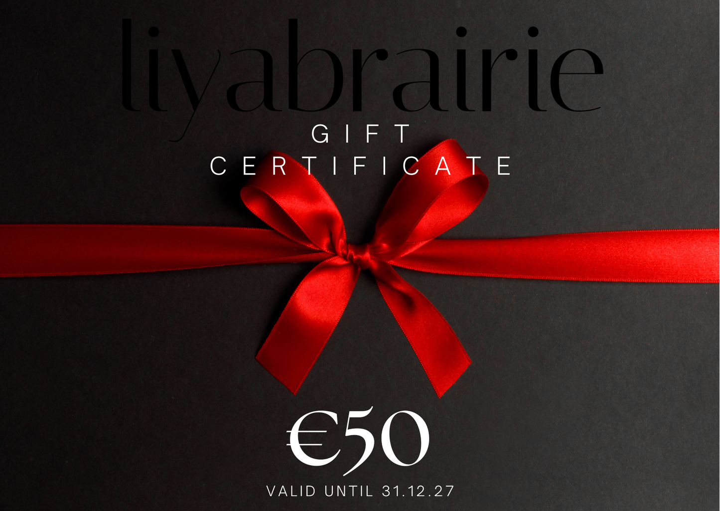 Liyabrairie gift card