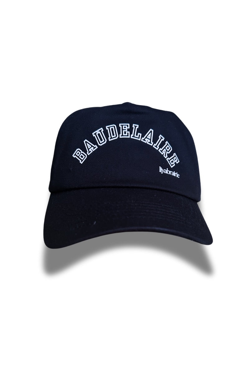 BAUDELAIRE ORGANIC COTTON CAP BLACK