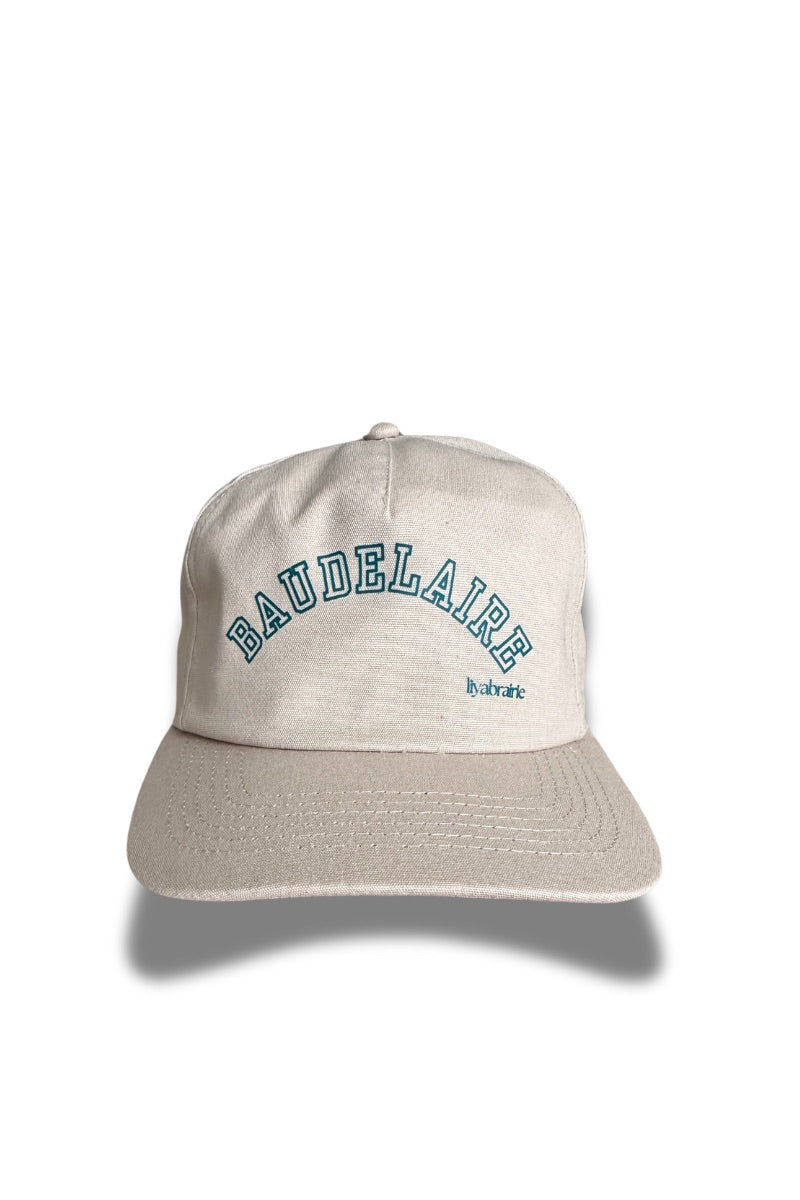 BAUDELAIRE ORGANIC COTTON CAP OFF WHITE